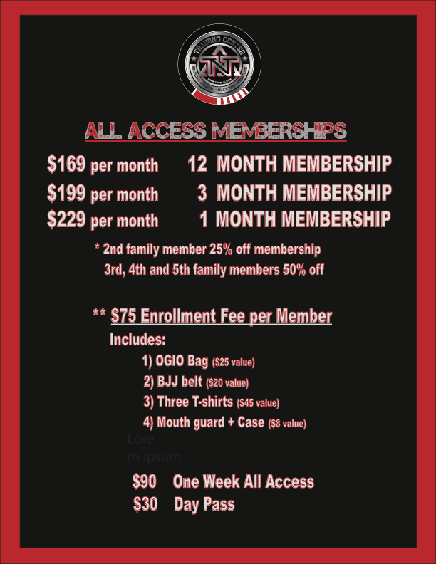 TNT PRICING 2023
