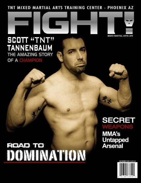 Scott Tannenbaum on the cover of FIGHT! Magazine